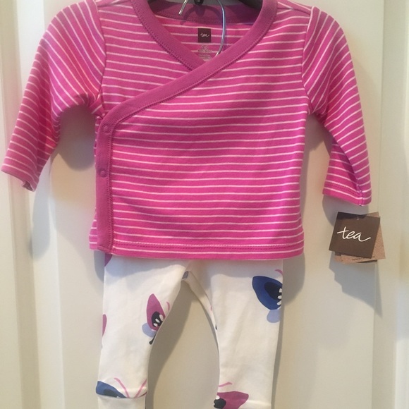 Tea Collection Other - NWT Tea Collection Wrap Top Outfit